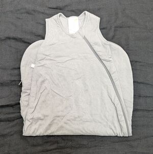 6-18m Perlimpinpin Bamboo Sleep Sack, 1.0 TOG (Grey/Slate)